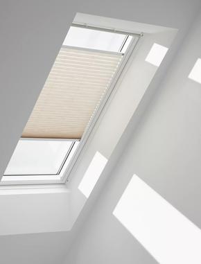 VELUX plissegardin til skråvinduer beige